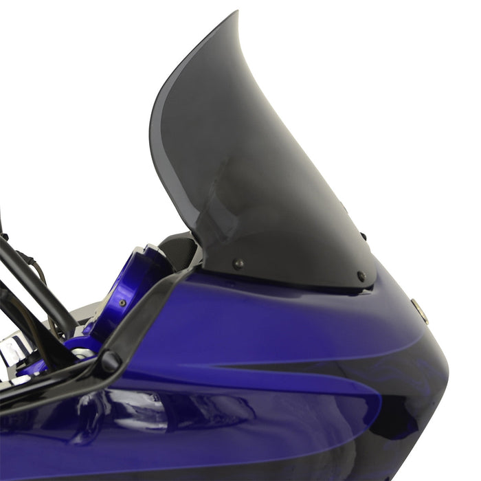 Flare™ Windshield - 98-13 Road Glide Windshield Klock Werks 14" Pro-Touring Dark Smoke