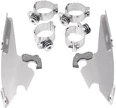 Batwing Fairing Trigger-Lock® Mounting Hardware, Polished - Dyna & Rocker C & 18+ Softail Fairing Brackets Memphis Shades Default Title