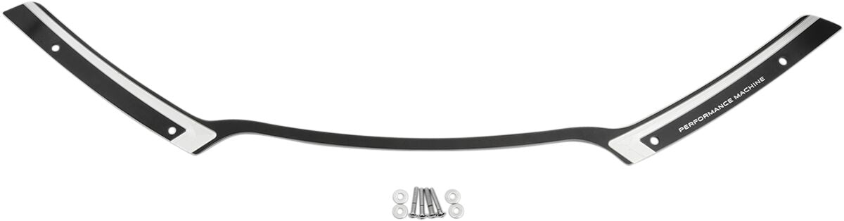 Windshield Trim Accent Scallop, Contrast Cut - 15-21 Touring (FLTR) Fairing Accessories Performance Machine (Pm) Default Title