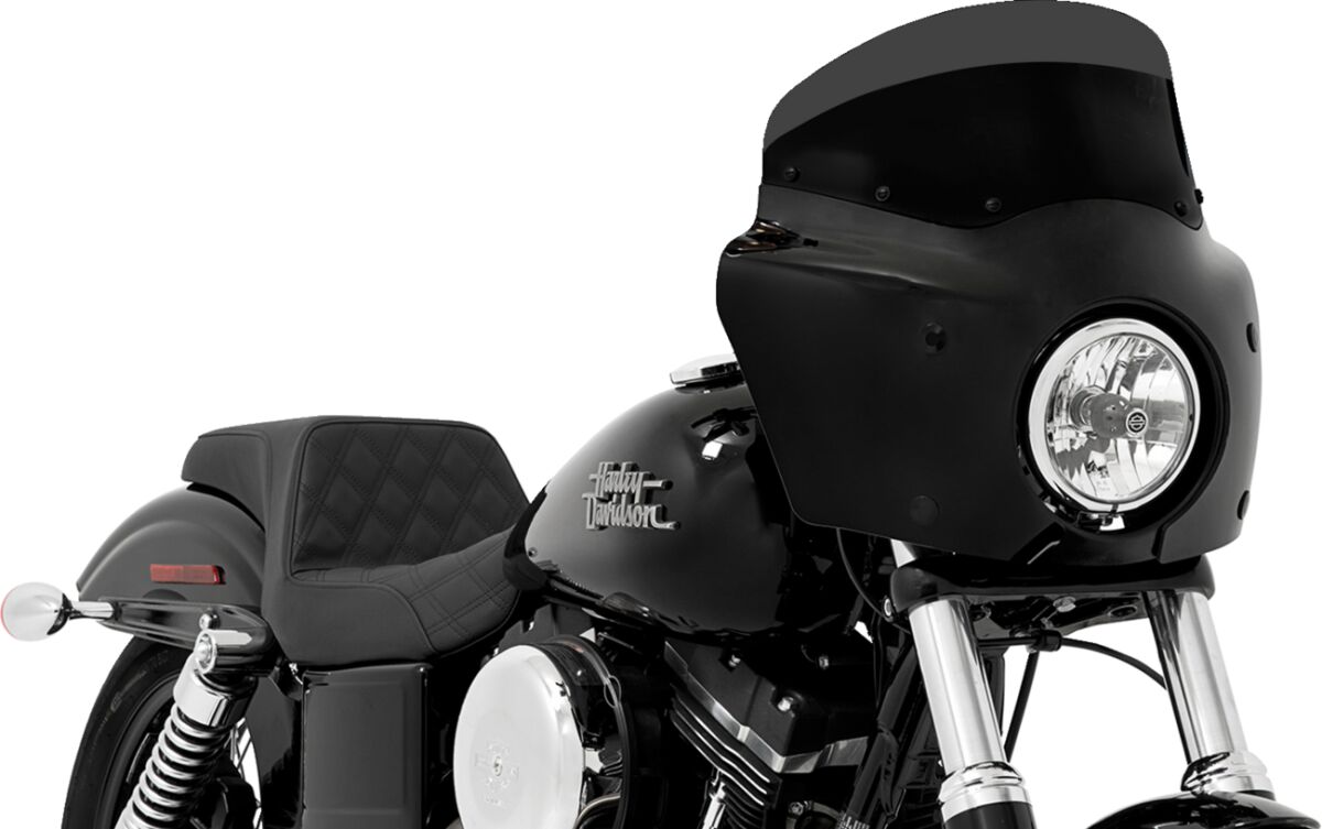 Road Warrior Standard Windshields WINDSHIELD Memphis Shades HD 7" Dark Black Smoke