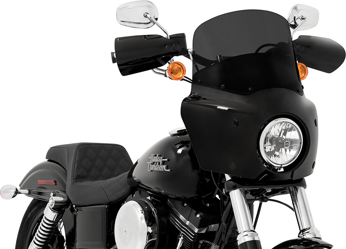 Road Warrior Standard Windshields WINDSHIELD Memphis Shades HD 11" Dark Black Smoke