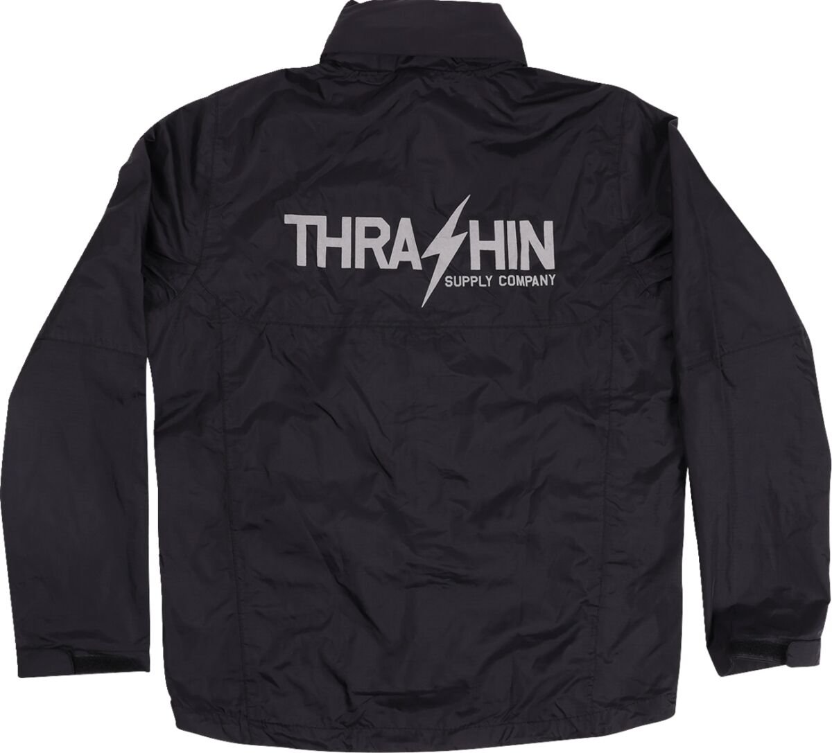 Mission Waterproof Windbreaker, Black - XL Rain Gear Thrashin Supply Co.