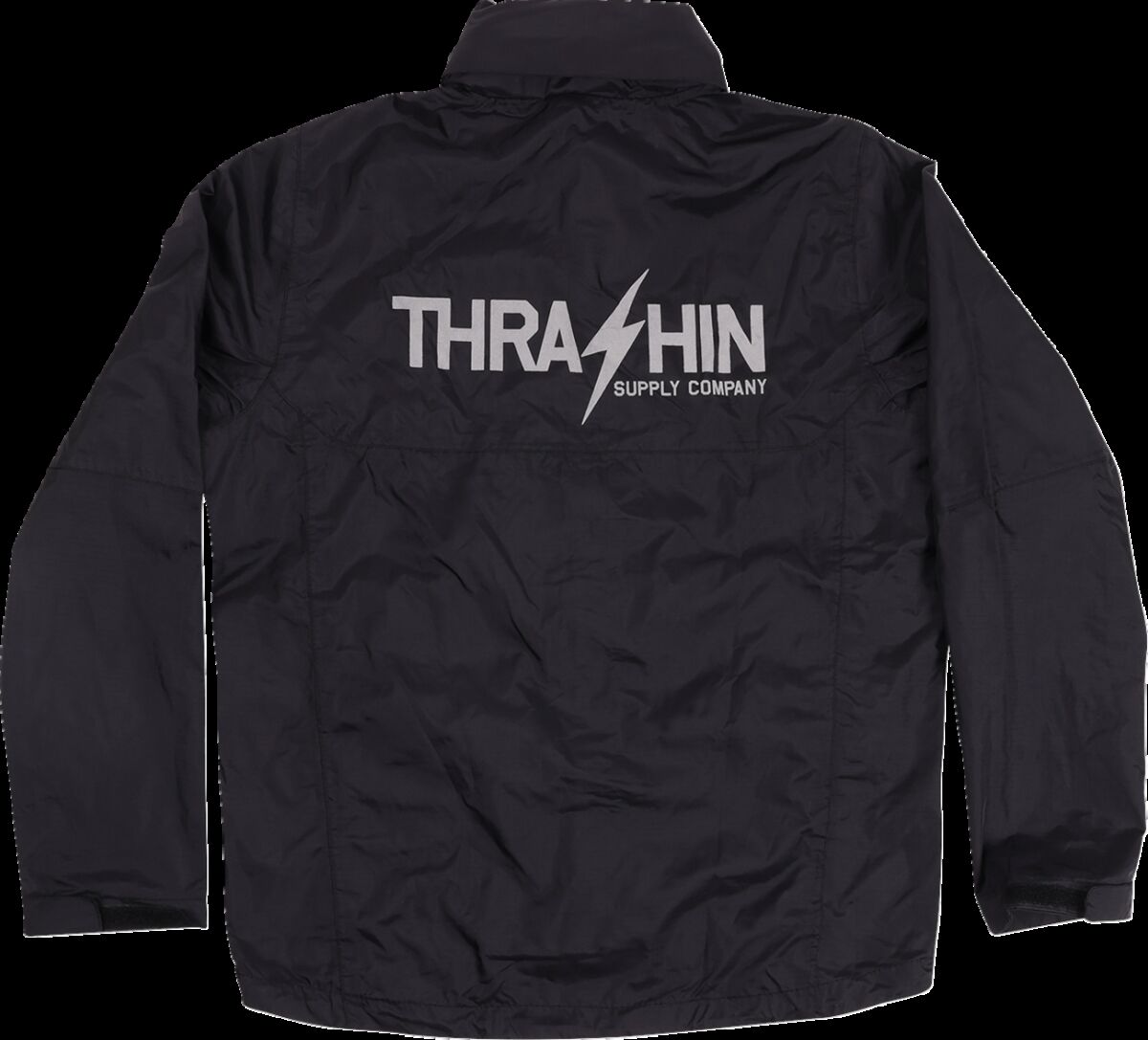 Thrashin Supply Co. Mission Waterproof Windbreaker, Black - XXL Rainsuit Jackets Thrashin Supply Co.
