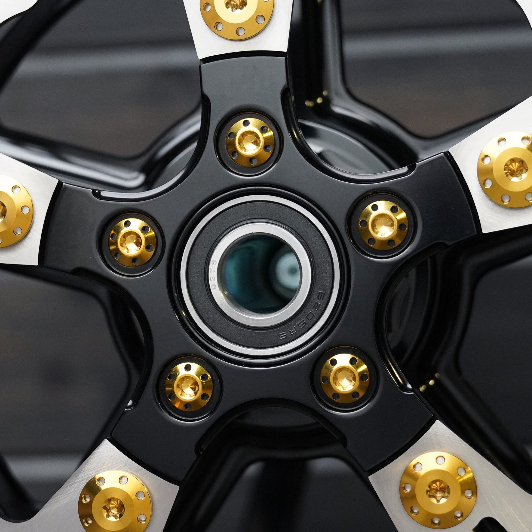 Titanium Rotor Bolts Kits, Gold - 5/16"-18 x 7/8" (Front) Rotor Bolts Arlen Ness