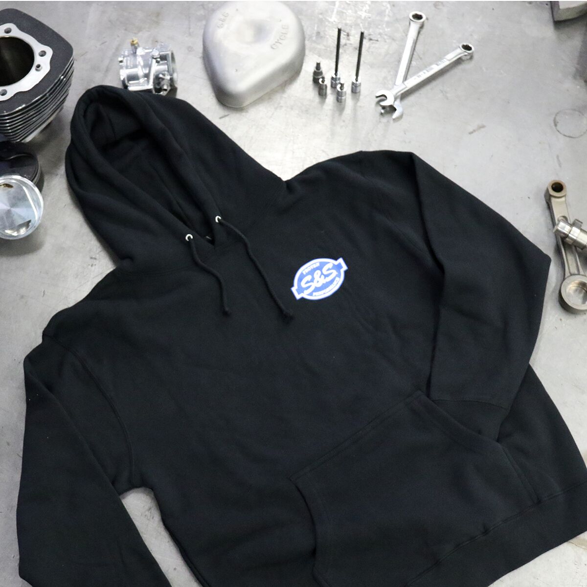S&S Cycle Hoodie, Black Hoodie & Sweatshirt S&S Cycle S