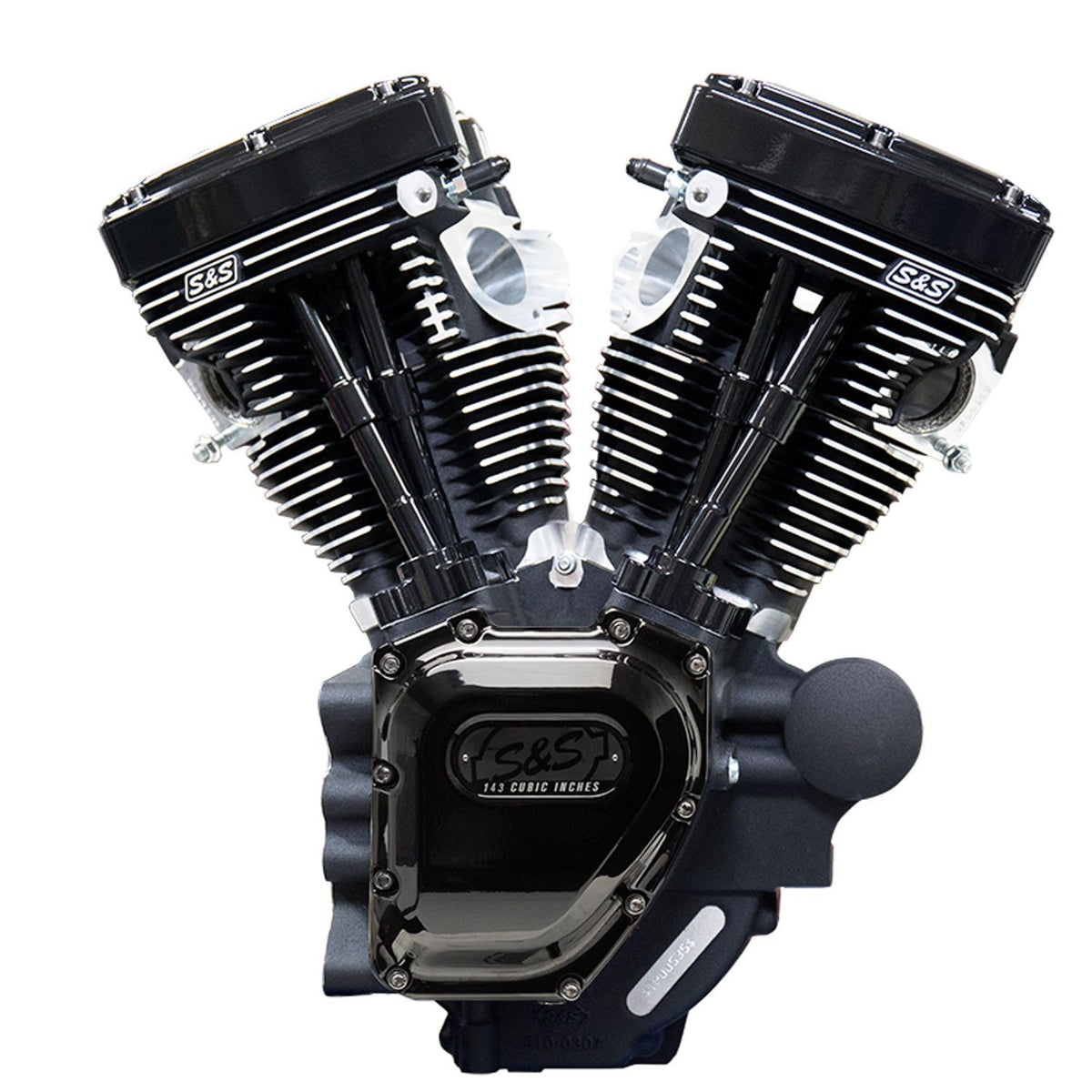 T143 Long Block Engine Complete Engine S&S Cycle Black 06+ Dyna