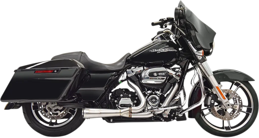Road Rage 2:1 Short Exhaust System, Stainless - Touring Full Exhaust System Bassani Xhaust