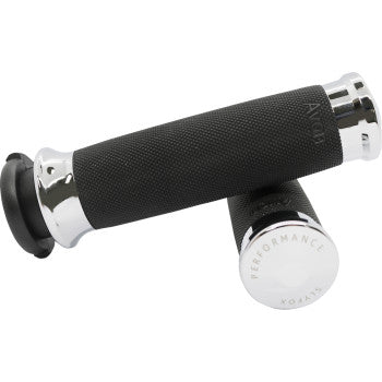 Custom Contour Grips Grips Slyfox Performance Chrome Throttle-By-Wire