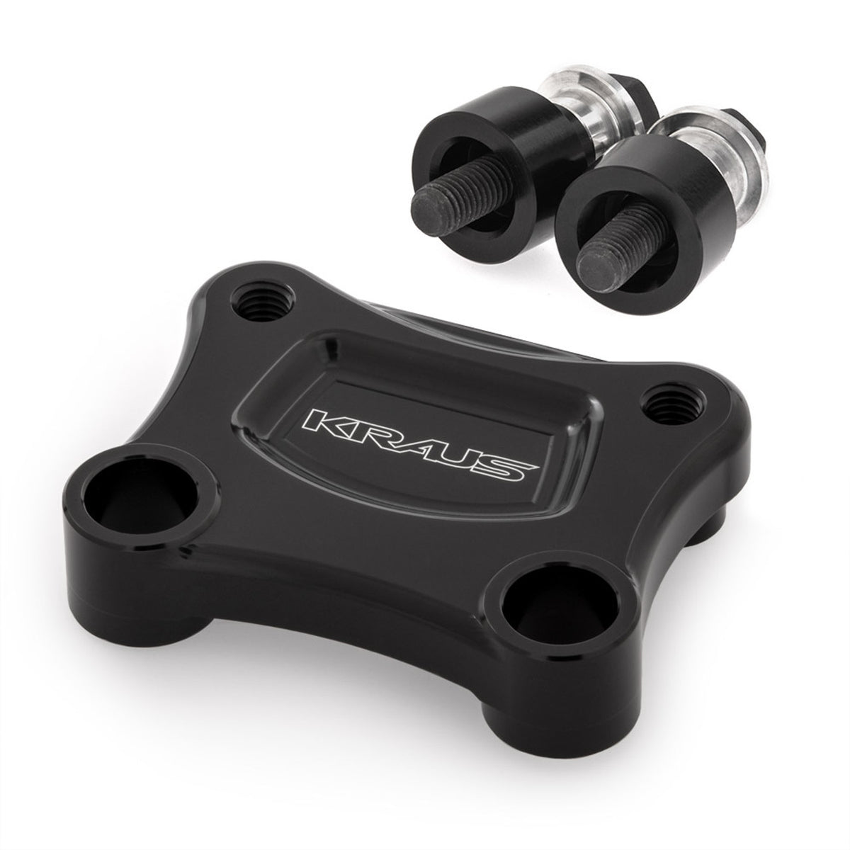 T-Rex Pull Back Plate - Dyna / FXR Pullback Plate Kraus Motor Co. Black