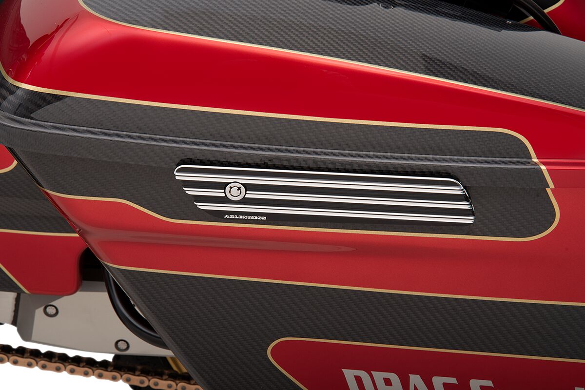 10-Gauge® Saddlebag Latch Covers, Black - 14-24 Touring Saddlebag Latch Cover Arlen Ness