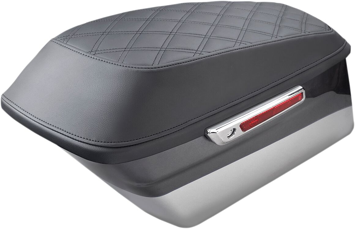 Plain LID L/S Covers - 14-23 Touring Saddlebag Latch Cover Saddlemen