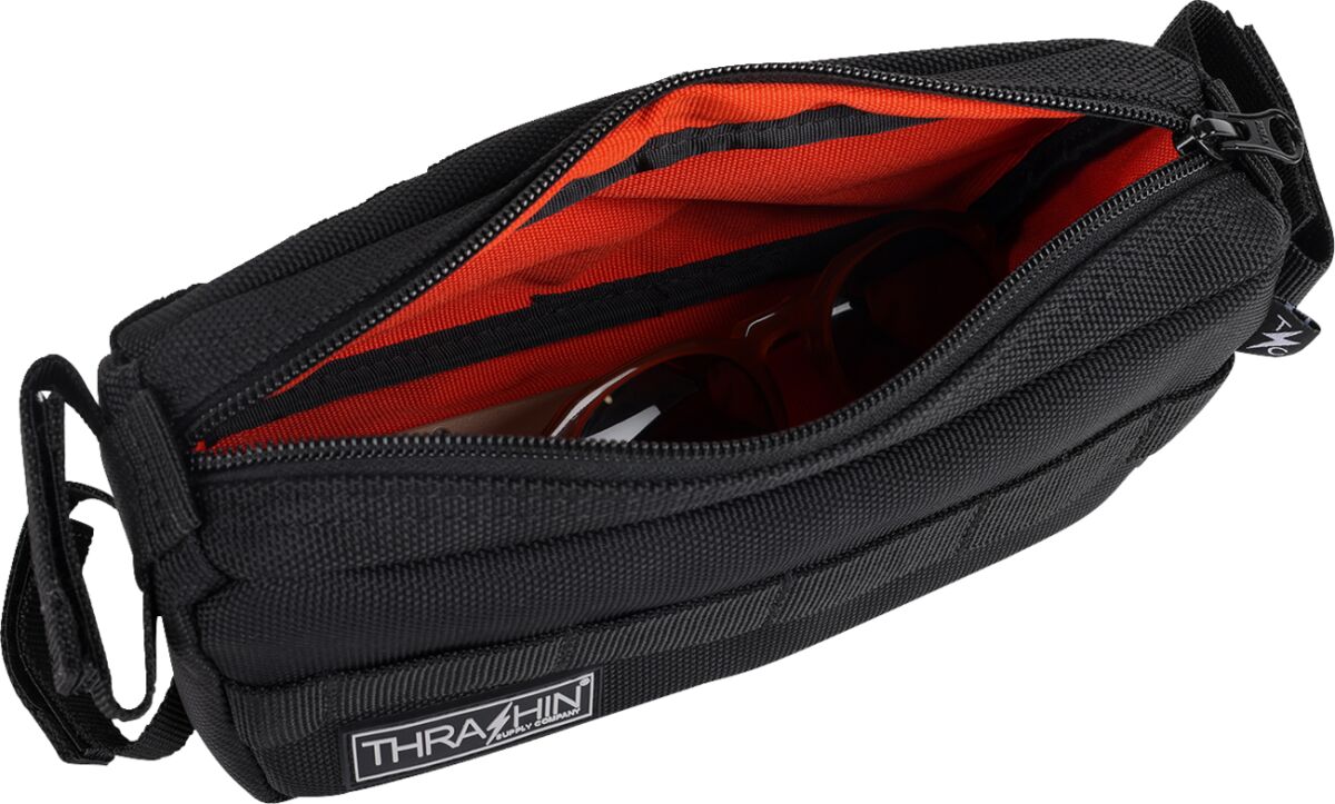 TSC Utility Bag, Black Handlebar Bag Thrashin Supply Co.