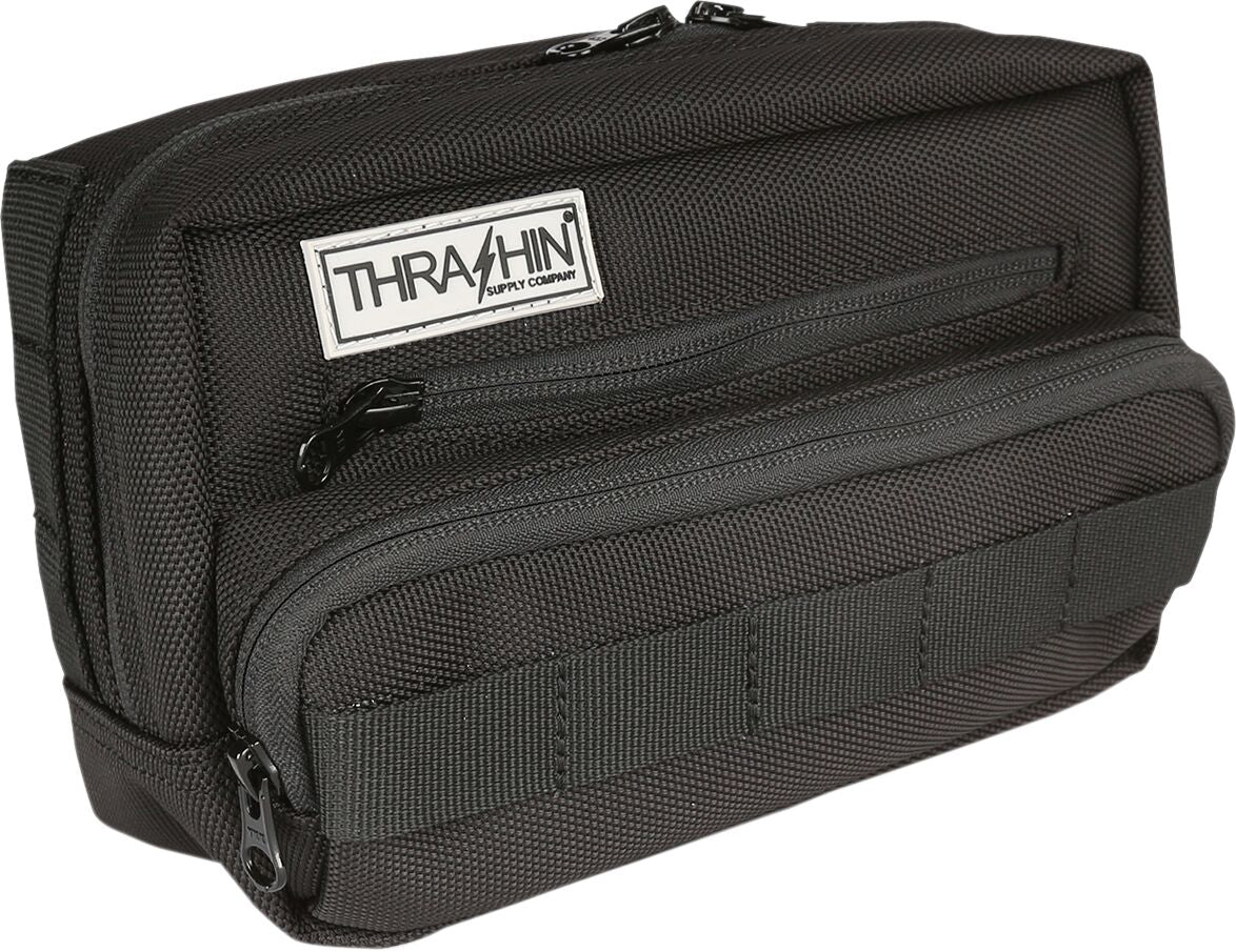 Handlebar Bag Plus, Black Handlebar Bag Thrashin Supply Co.