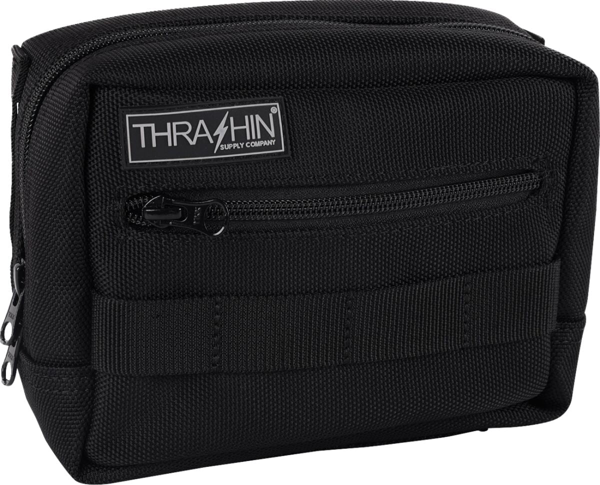 HandleBar Bag, Black Handlebar Bag Thrashin Supply Co.