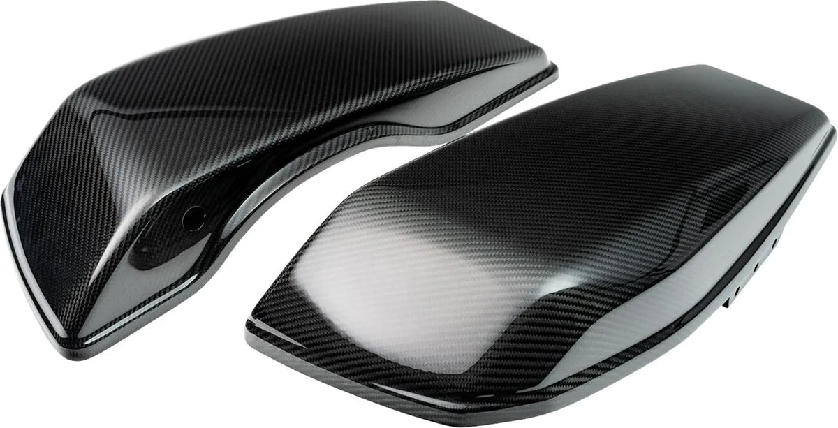 Lids Saddlebag, Carbon Gloss - 24+ Touring Saddlebag Lids Slyfox Performance