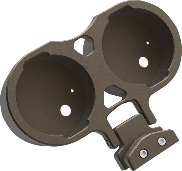 Performance Riser Gauge Mount (Dual) Gauge Mount LA Choppers Bronze