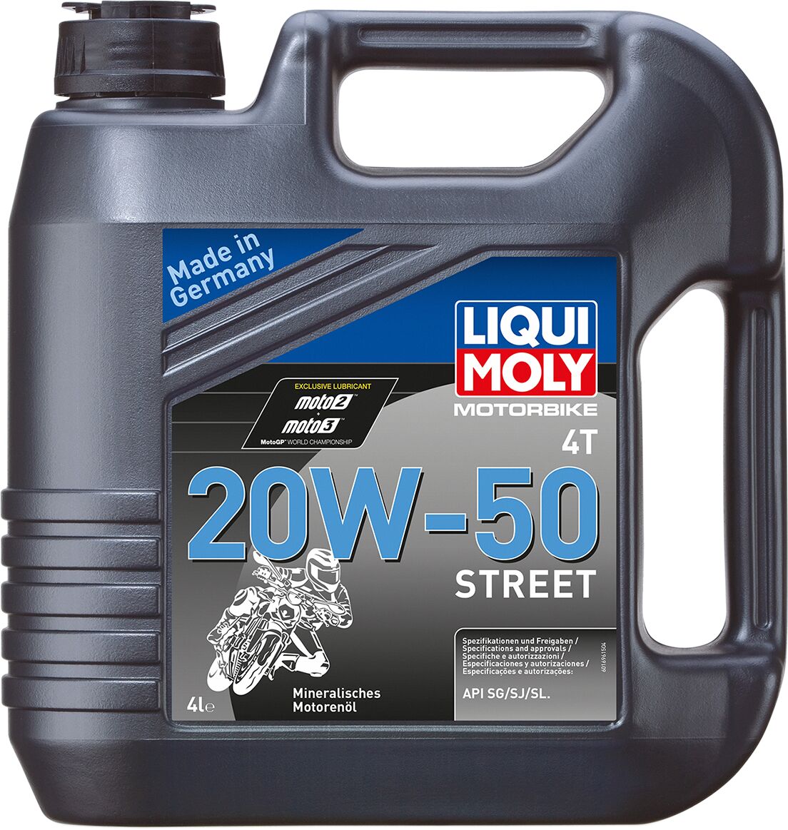 4T 20W-50 Mineral Street Engine Oil - 4 Liters Engine Oil Liqui Moly Default Title