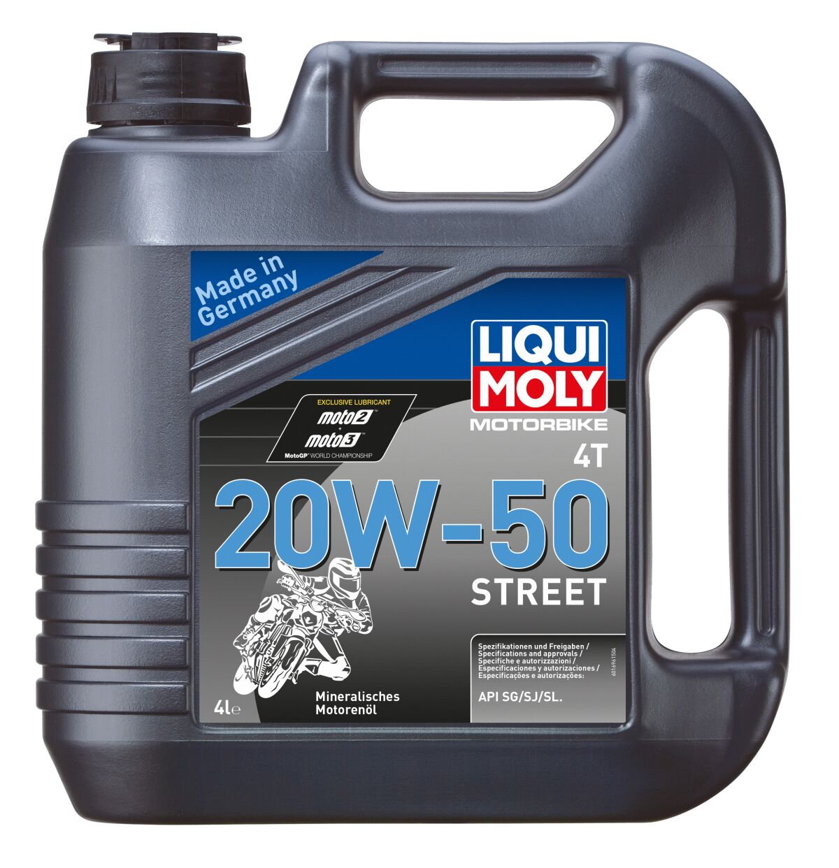 4T 20W-50 Mineral Street Engine Oil - 4 Liters Engine Oil Liqui Moly