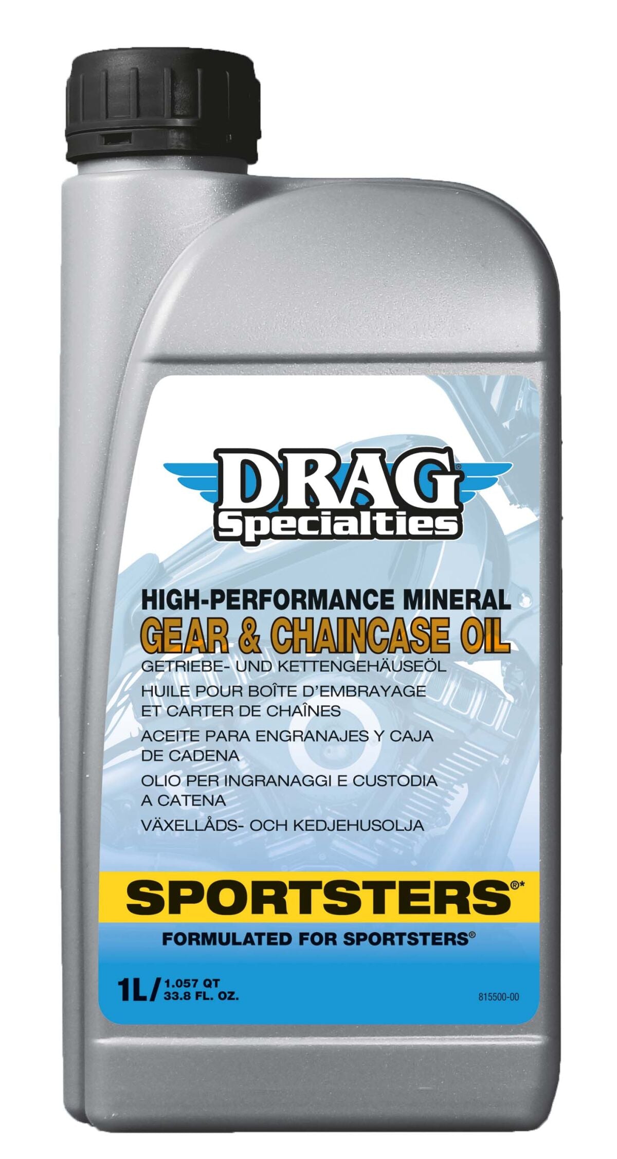 Gear & Chaincase Oil - Sportsters Transmission Oil Drag Specialties Oil 1 liter (1.05 US quart)