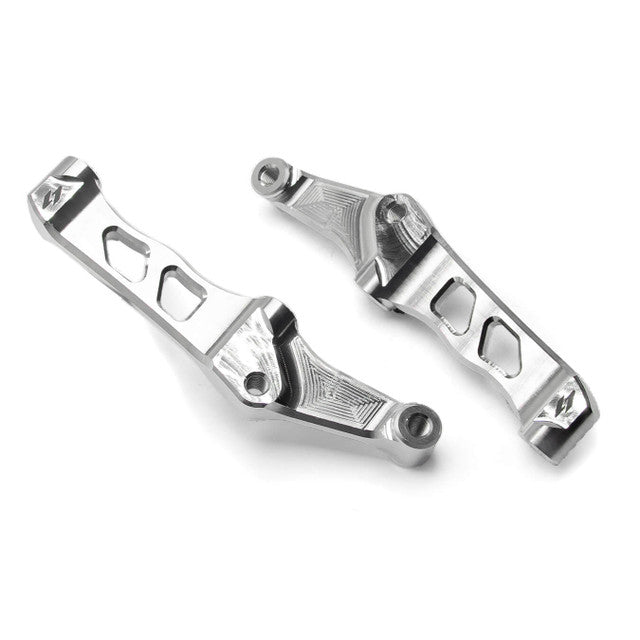 Front Axial To Radial Caliper Mounts 100mm Set Of Right & Left, Machine Finish Brake Caliper Mount Kraus Motor Co.