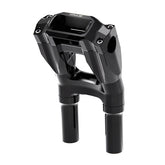 Kraus Kickback Core Isolated Risers, Black Anodized - Touring & 18+ Softail Risers Kraus Motor Co. 8" 1"