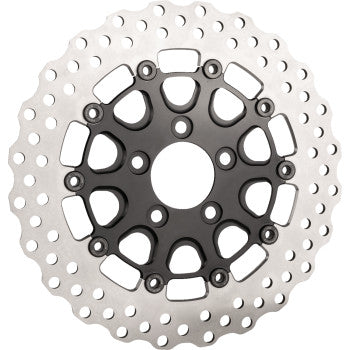 11.8" Rear Rotor - Touring Brake Rotors Slyfox Performance Black