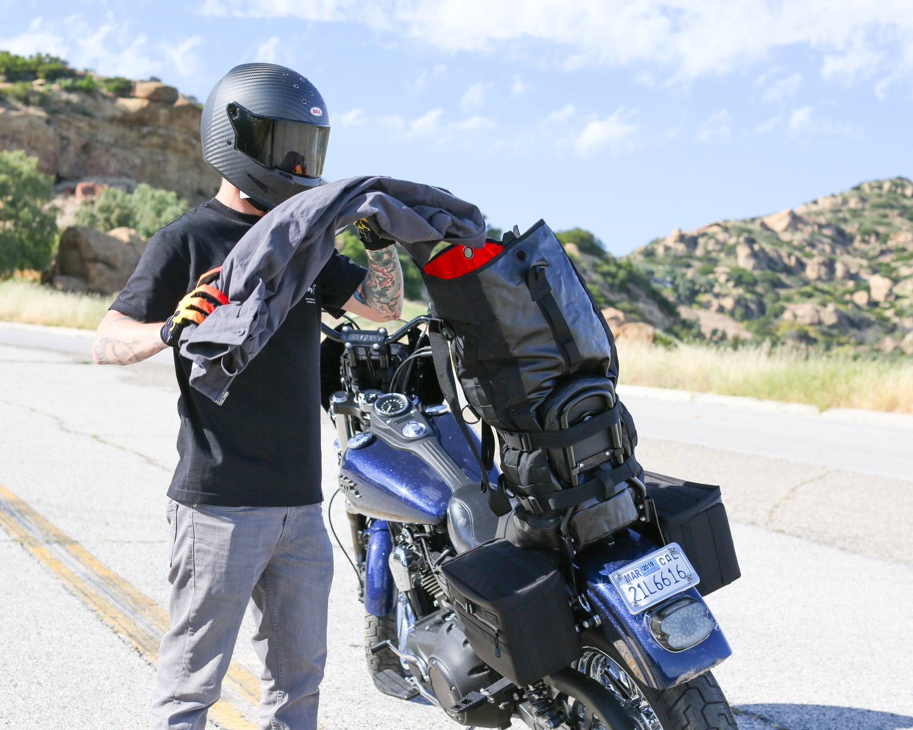 Mission Duffle Bag, Black Luggage Thrashin Supply Co.