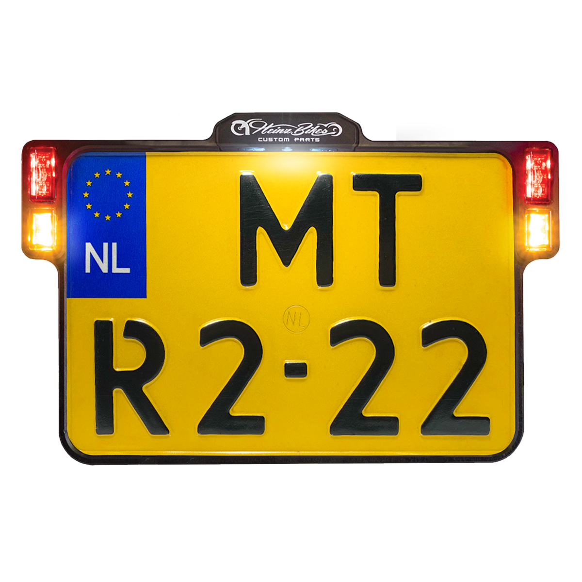 License Plate Holder 3-in-1 - ECE License Plate Heinz Bikes Netherlands