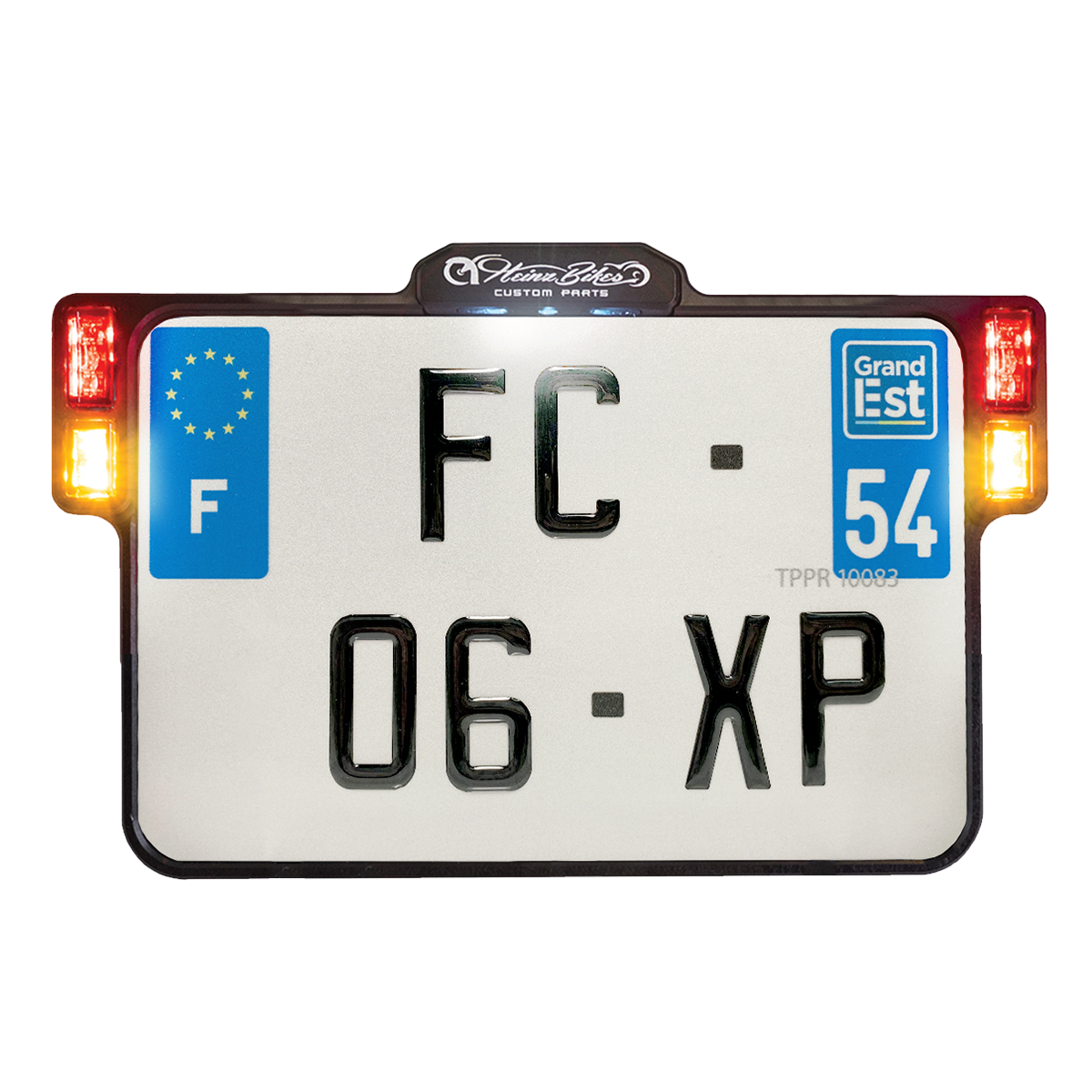 License Plate Holder 3-in-1 - ECE License Plate Heinz Bikes France