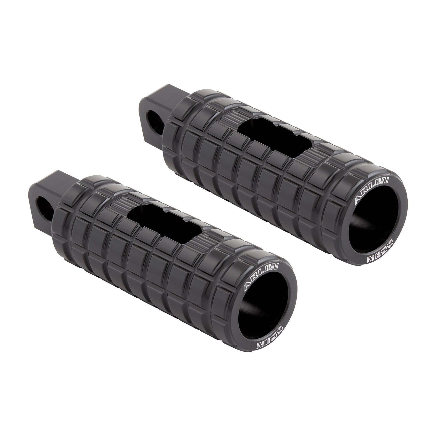 SpeedLiner Footpegs Foot Pegs Arlen Ness Black 94 to Curent Harley Mount