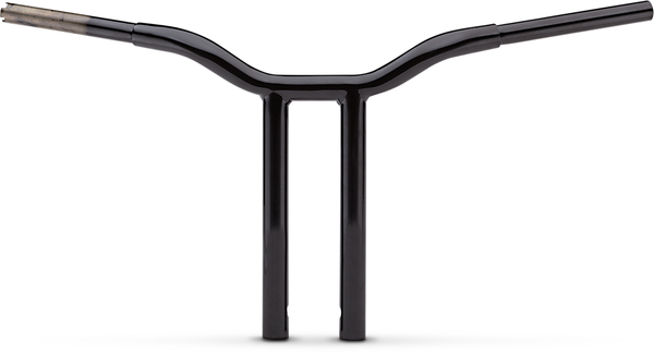 1-Piece Kage Fighter T-Bar Handlebar LA Choppers Black 14"