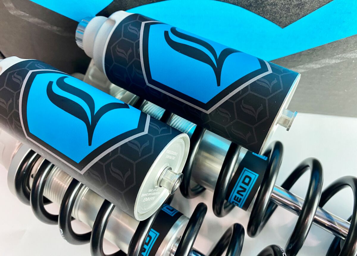 Legend REVO ARC Reservoir Decals REAR SHOCKS ACCESSORIES Legend Suspensions