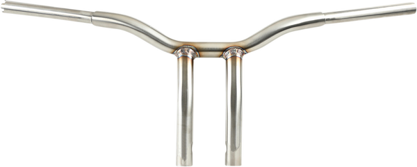 1-Piece Kage Fighter T-Bar With Pullback Handlebar LA Choppers Stainless Steel 10"