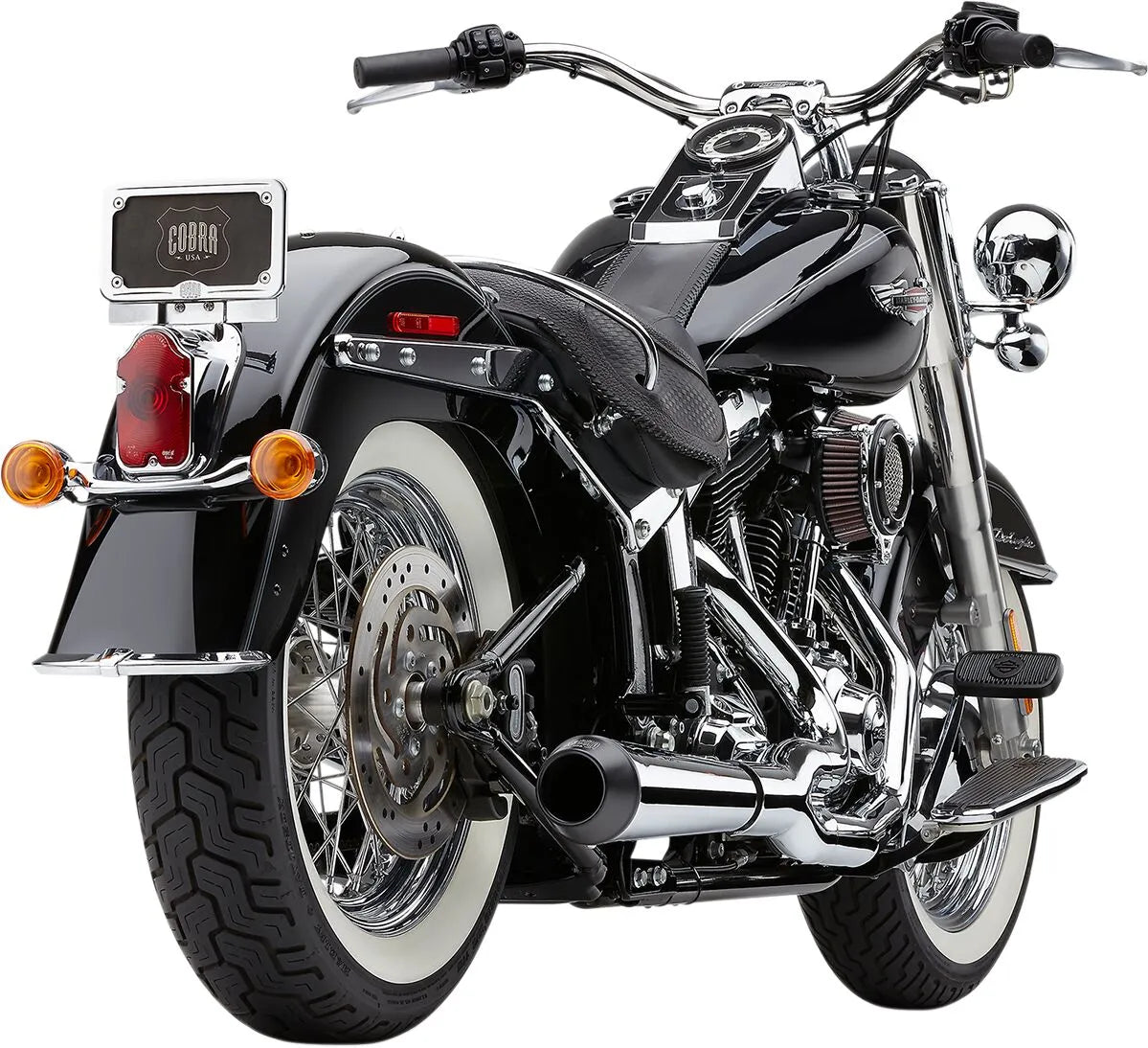 El Diablo 2:1 Exhaust System - Softail Full Exhaust System Cobra