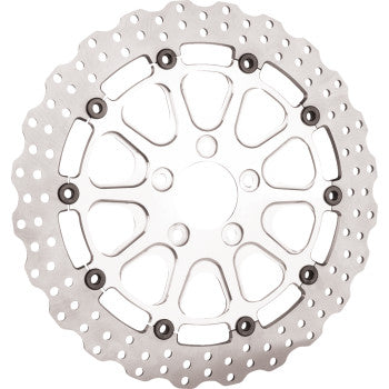 13" Front Rotor - Touring Brake Rotors Slyfox Performance Raw