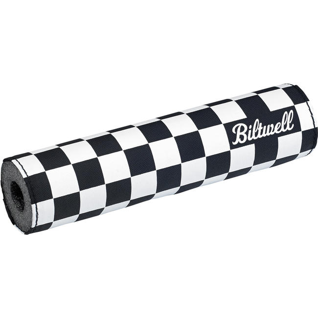 Moto Bar Pad Checkers / Script Black Handlebars & Controls Accessories Biltwell Inc.