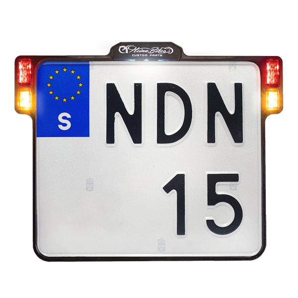 License Plate Holder 3-in-1 - ECE License Plate Heinz Bikes Sweden