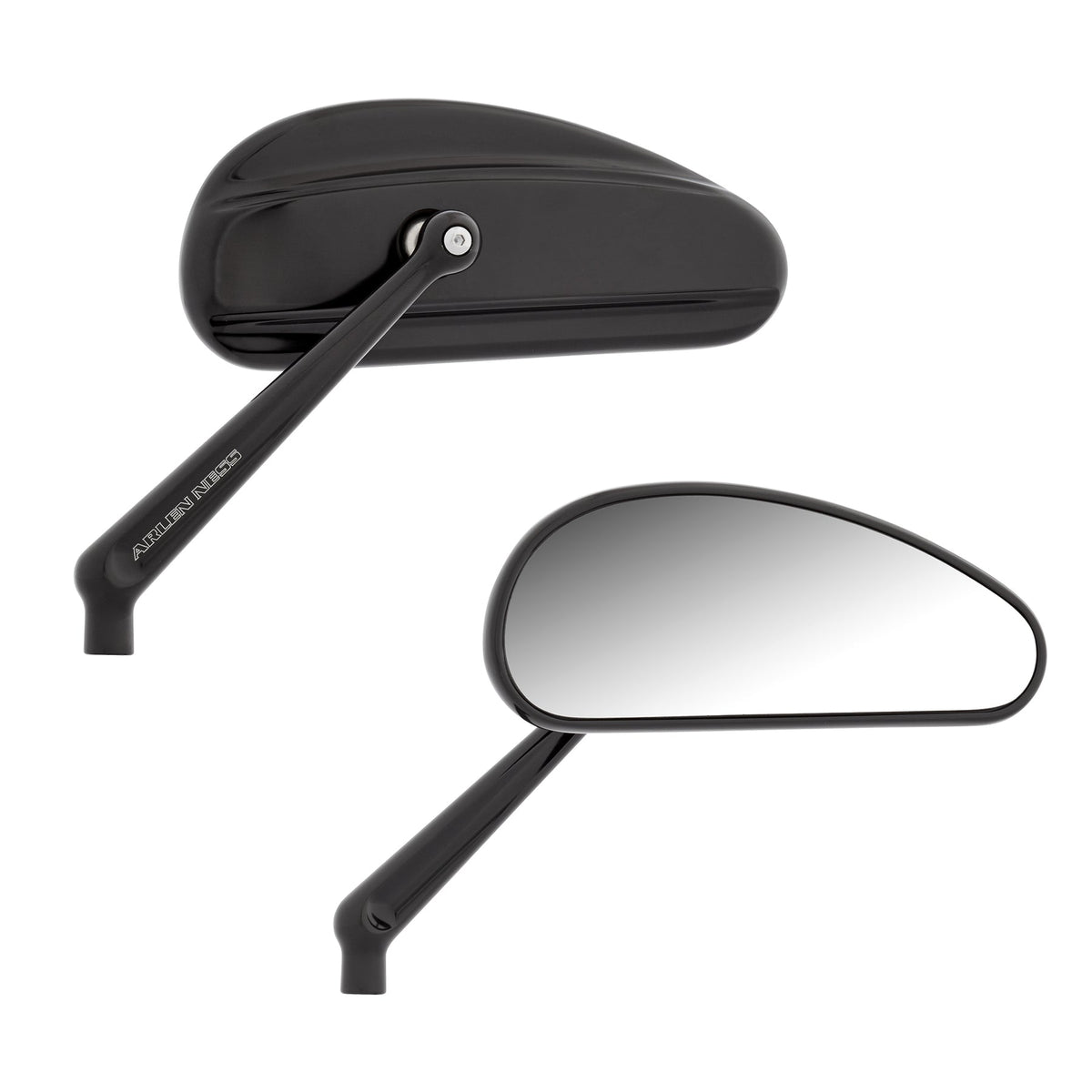Downdraft Forged Mirrors Mirrors Arlen Ness Black