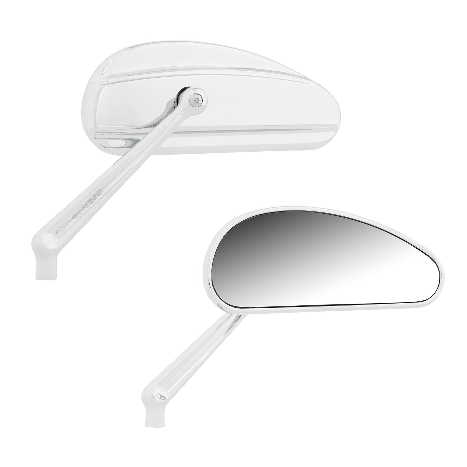 Downdraft Forged Mirrors Mirrors Arlen Ness Chrome