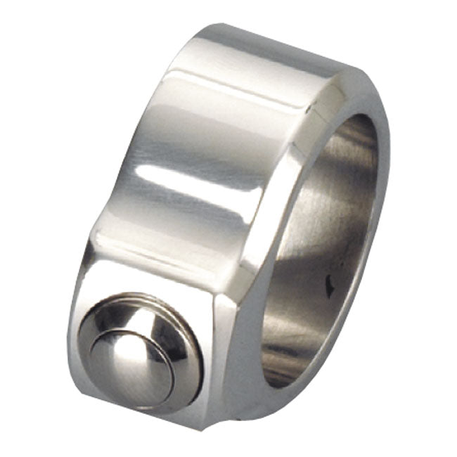 Evolution Line Single Button Switch Housing, Polished Control Switch Housing Kustom Tech Default Title