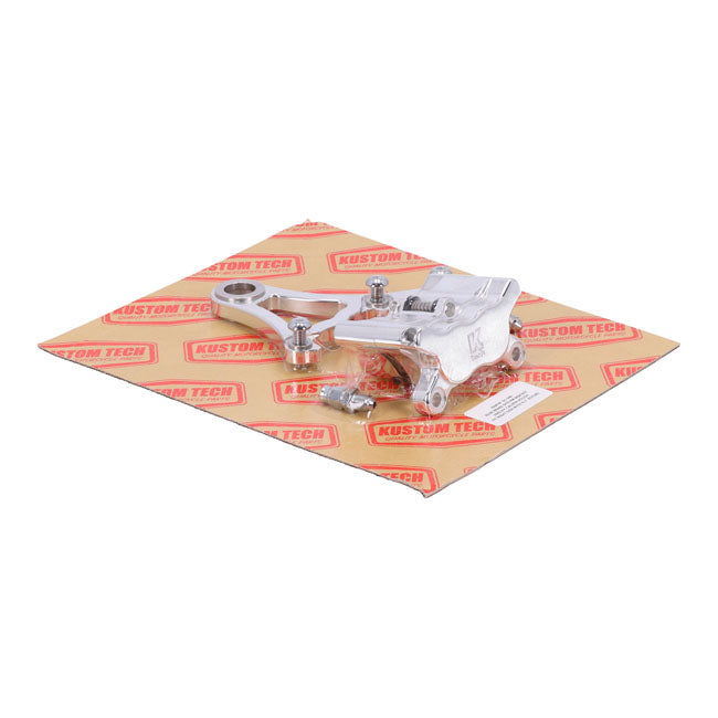 Rear Brake System, Polished Brake Calipers Kustom Tech