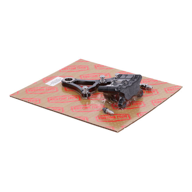 Rear Brake System, Black Anodized Brake Calipers Kustom Tech