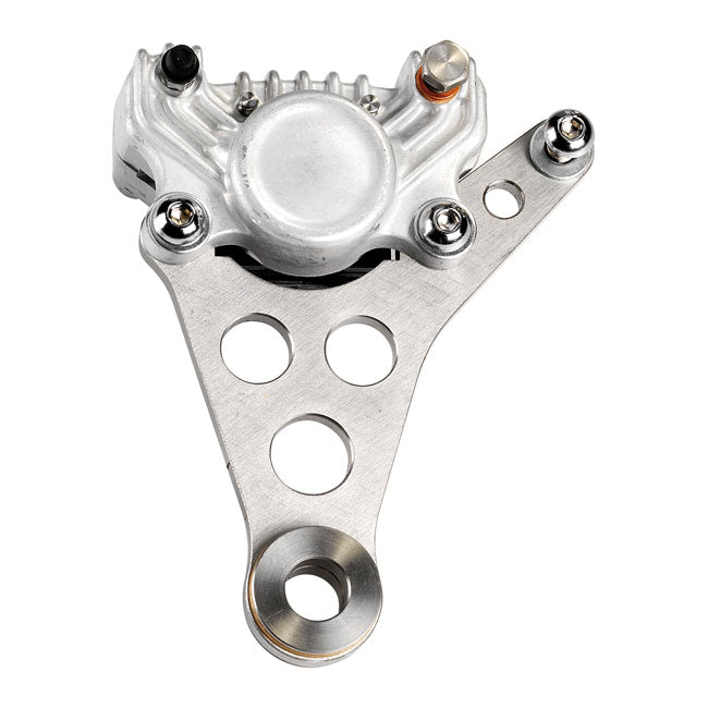 Super Freni Front Caliper Bracke, Raw - Springer models Brake Caliper Mount Kustom Tech