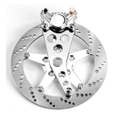 Super Freni Rear Caliper Bracket, Polished - Swingarm Brake Caliper Mount Kustom Tech Default Title