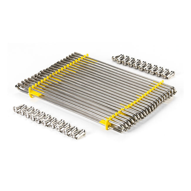 21" Stainless Steel Spoke Set 40 Pieces Spokes Kustom Tech Default Title