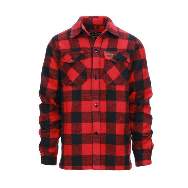 Lumberjack flannel shirt checkered red/black Shirt Army Surplus