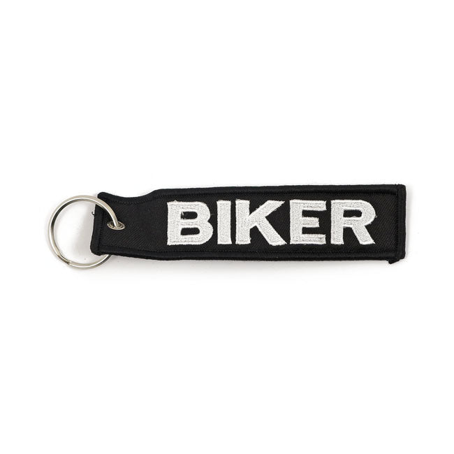 Key ring Biker, black white Lifestyle Accessory Army Surplus