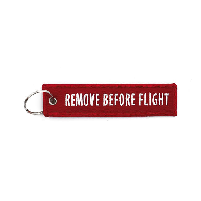 Key ring Remove before flight red Lifestyle Accessory Army Surplus