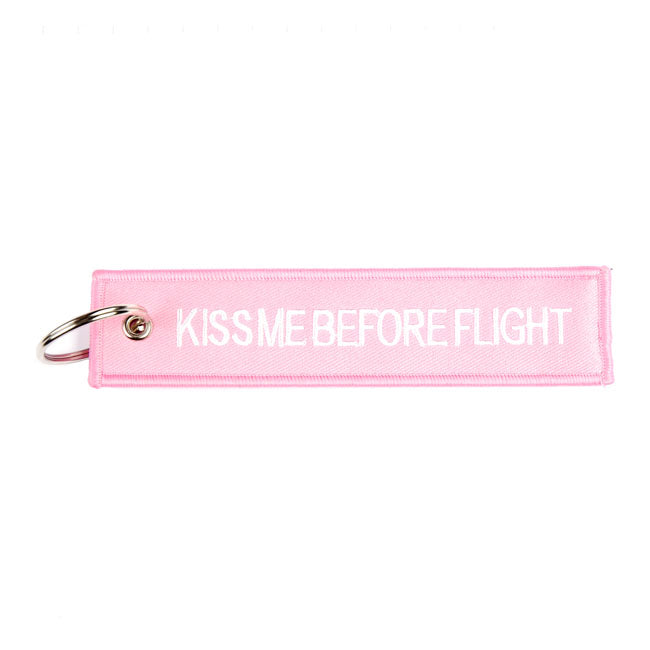 Kiss me before flight keychain Lifestyle Accessory Army Surplus