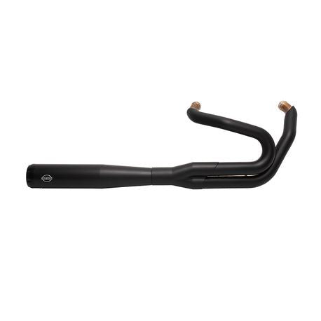 SuperStreet 2:1 Exhaust System - 18+ Softail Full Exhaust System S&S Cycle Black 18+ FXBB / FXLR / FLSL / FXFB / FLDE / FLSB / FLHC / FXST